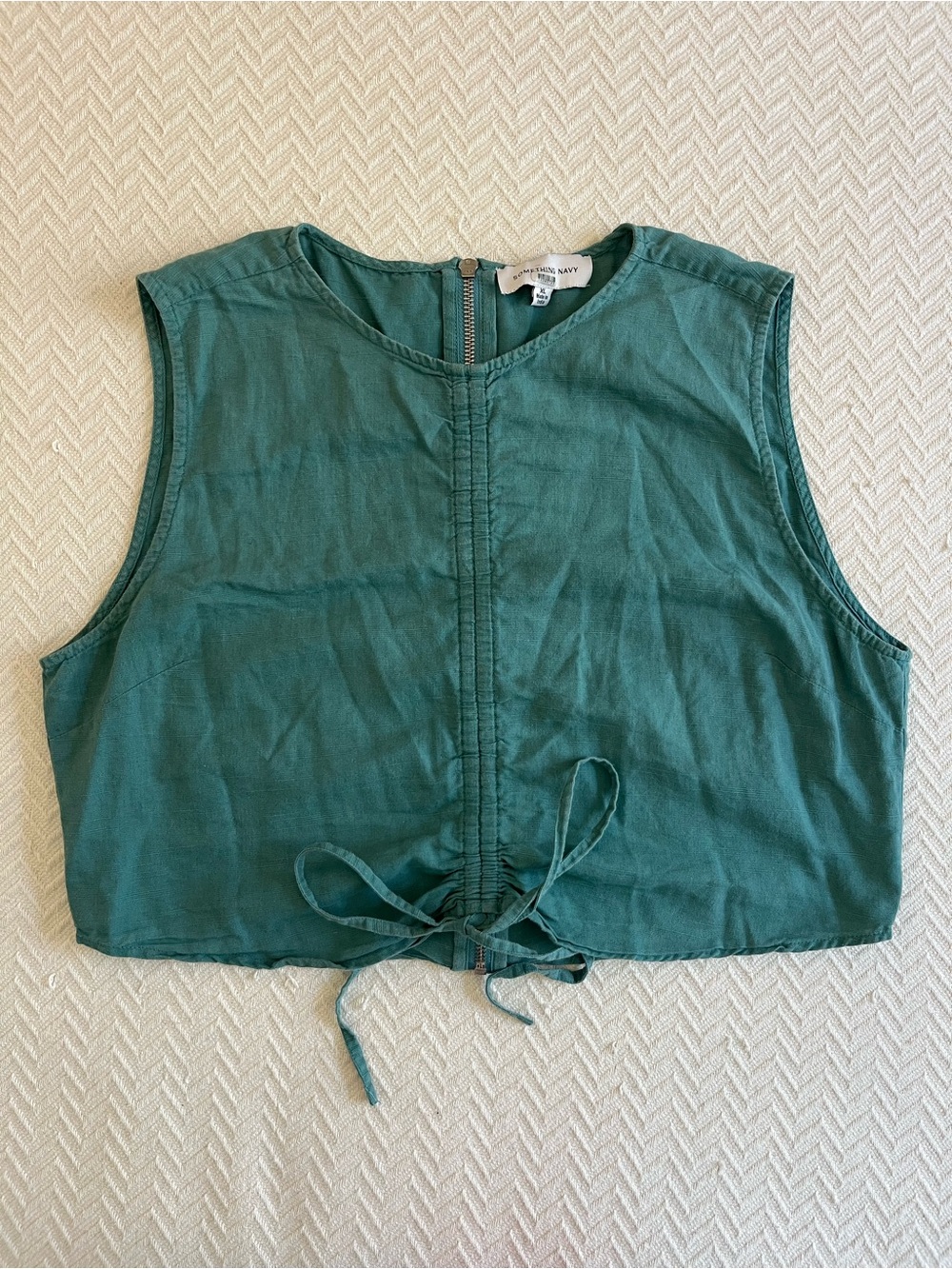 Something Navy Cinch Top